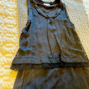 Vanessa Bruno Layered Silk Mini Dress